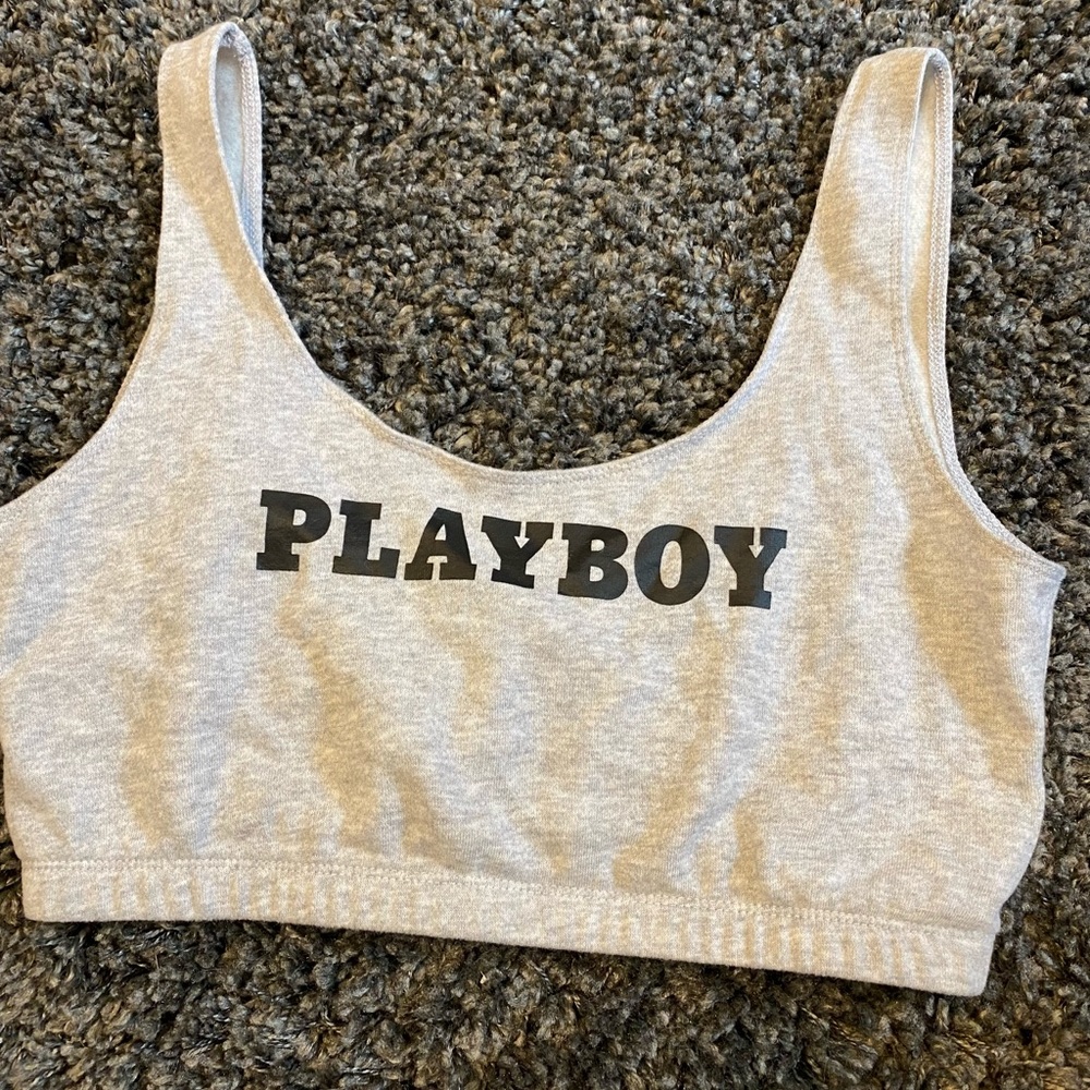 Playboy Cropped Bra Top